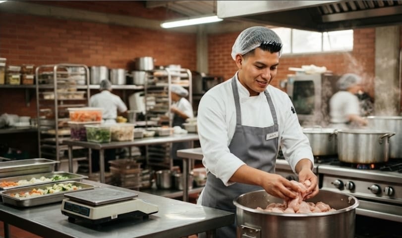 Auxiliar de Cocina para Planta de Producción ​BACU